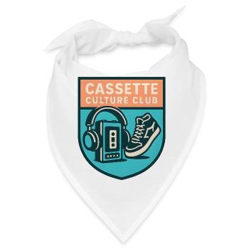 Cassette Culture Club - Bandana - Weiß - Vorne