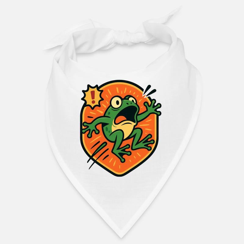 Panic Frog badge Bandana