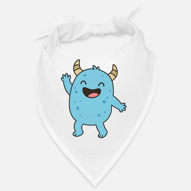 petit monstre bleu Bandana