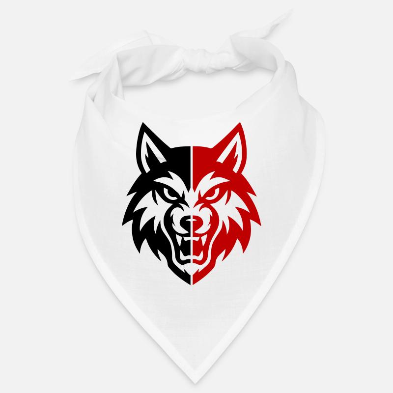 Wolf Head Logo Bandana