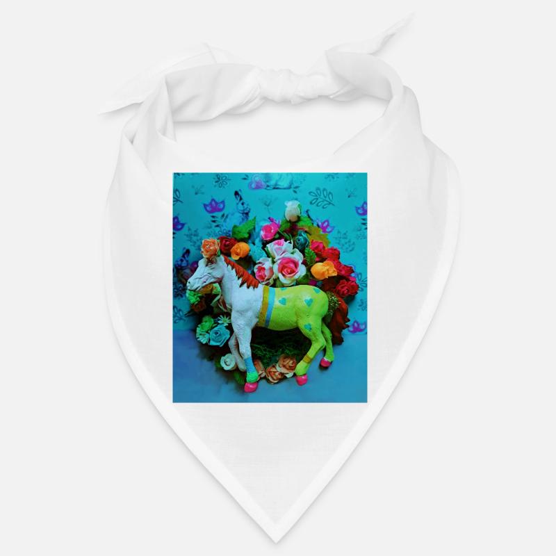 Buntes Karnevalspferd Bandana