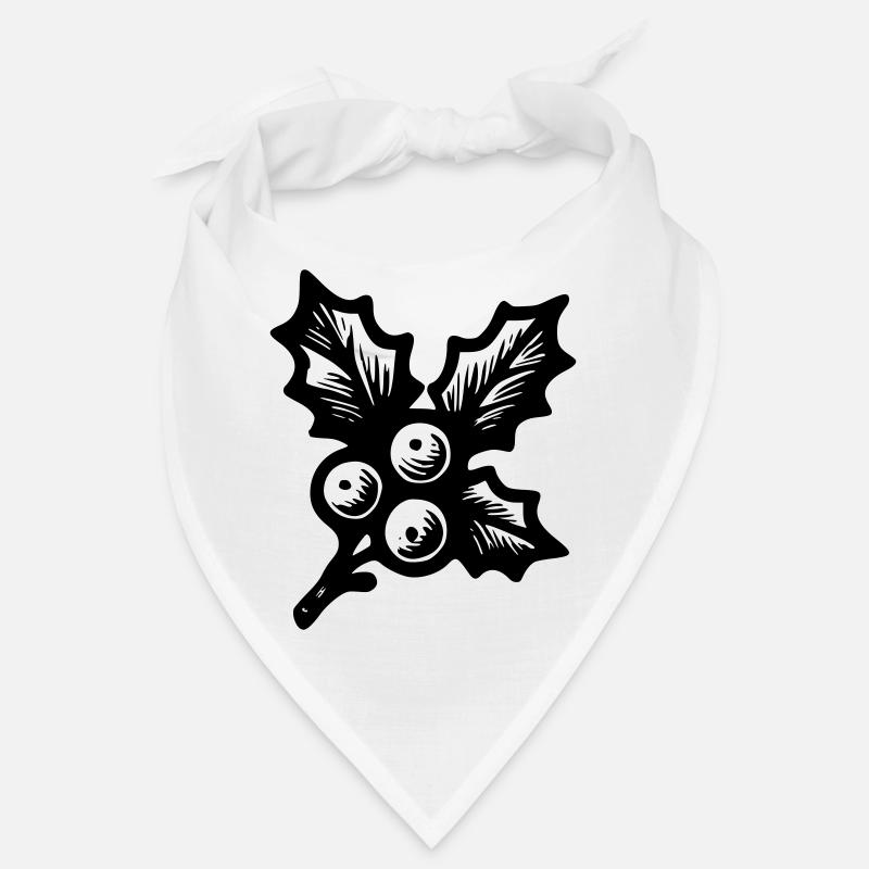 Weihnachts-Stechpalme Bandana