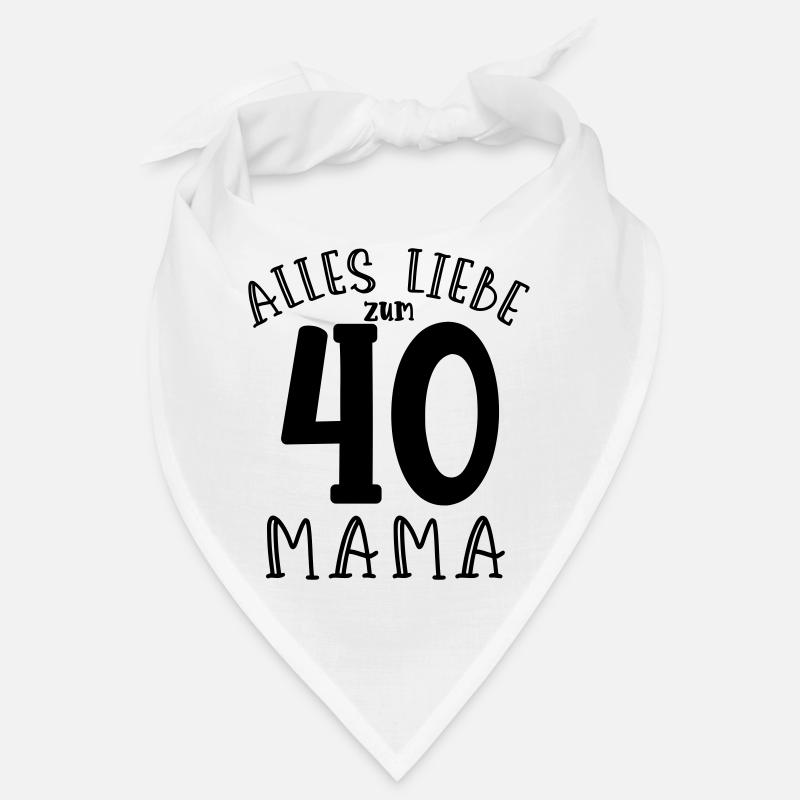 Joyeux 40e anniversaire maman Bandana