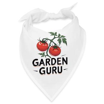 Garden Guru Tomaten - Bandana - Weiß - Vorne