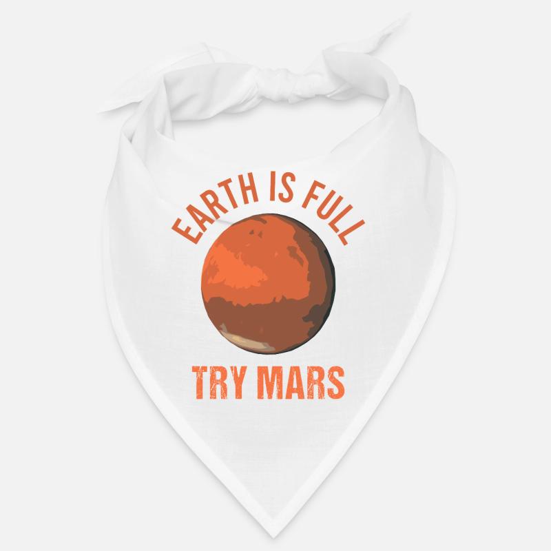 Mars planète espace fusée vintage Bandana