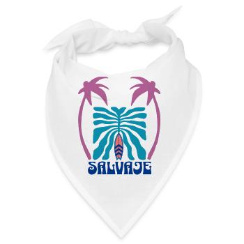 Salvage Surf Palm Brustkorb - Bandana - Weiß - Vorne