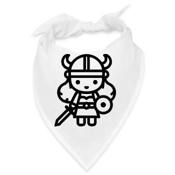 Krieger - Bandana - Weiß - Vorne
