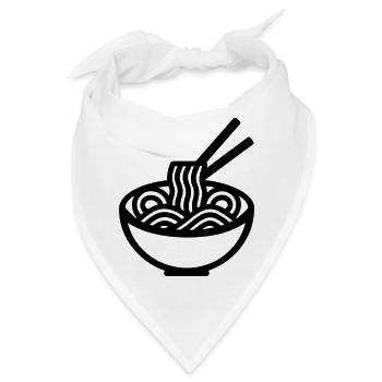 Ramen - Bandana - Weiß - Vorne