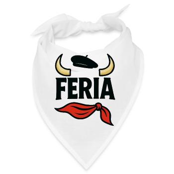Feria – Baskenland - Bandana - Weiß - Vorne