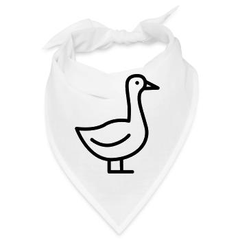 Gans - Bandana - Weiß - Vorne