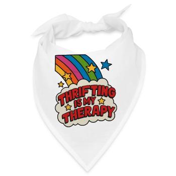 Secondhand-Therapie Regenbogenpflaster - Bandana - Weiß - Vorne