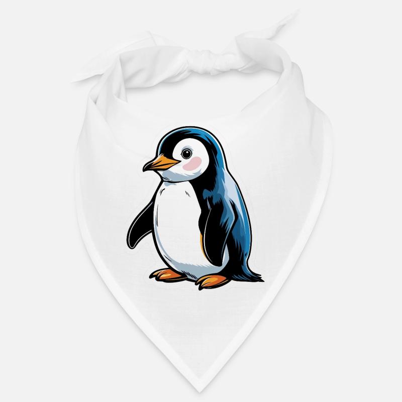Comic-Pinguin Blauton Bandana