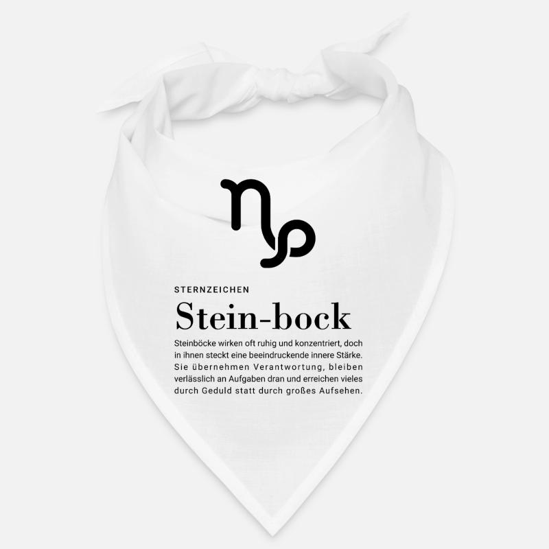 Sternzeichen Steinbock Bandana
