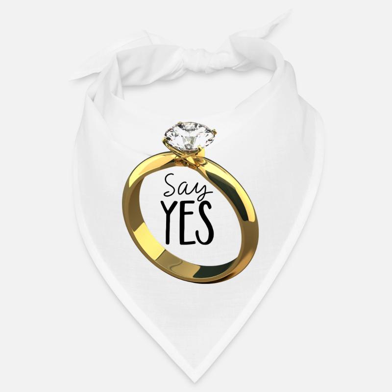 Say Yes! Marriage proposal Bandana
