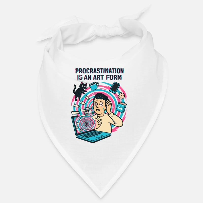 Procrastination : L'Art du Télétravail et du Rush Bandana