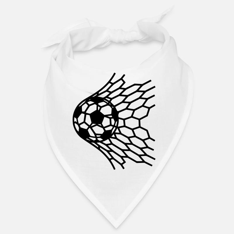 Goal Soccer Ball in Net Hit Vector Bandana