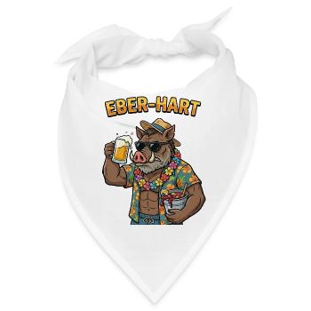Eber-Hart Mallorca Party - Bandana - Weiß - Vorne