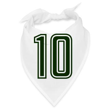 10 - Bandana - Weiß - Vorne