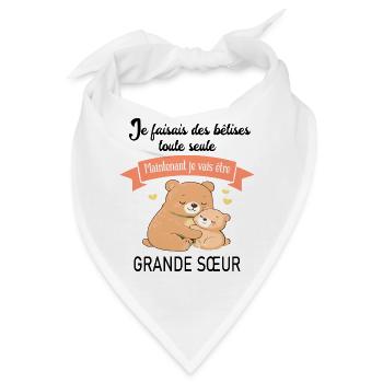 Ich habe dumme Dinge alleine gemacht - Bandana - Weiß - Vorne