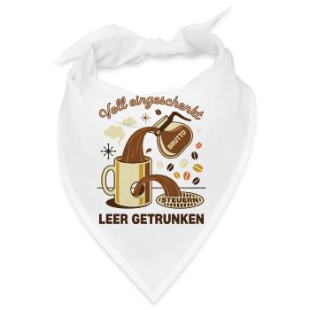 Voll Eingeschenkt Netto - Bandana - Weiß - Vorne