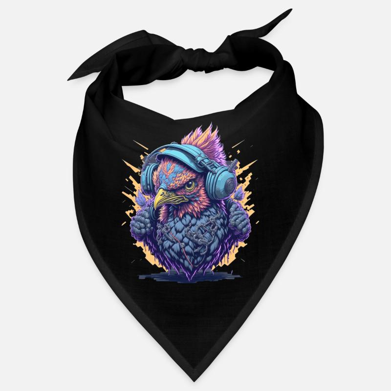 DJ mit Kopfhörer Bandana