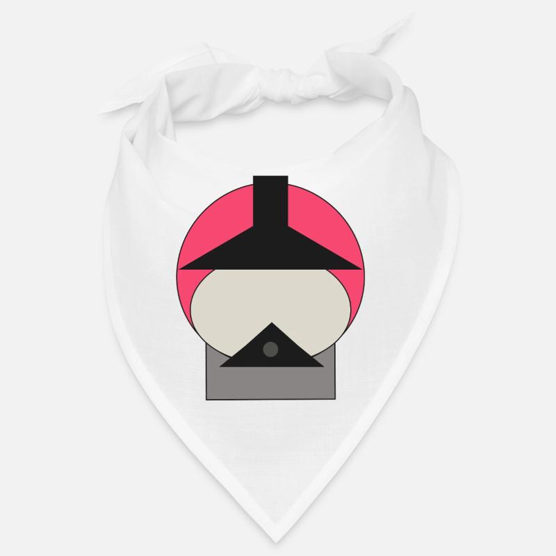 Minimalist firefighter helmet in pink Bandana