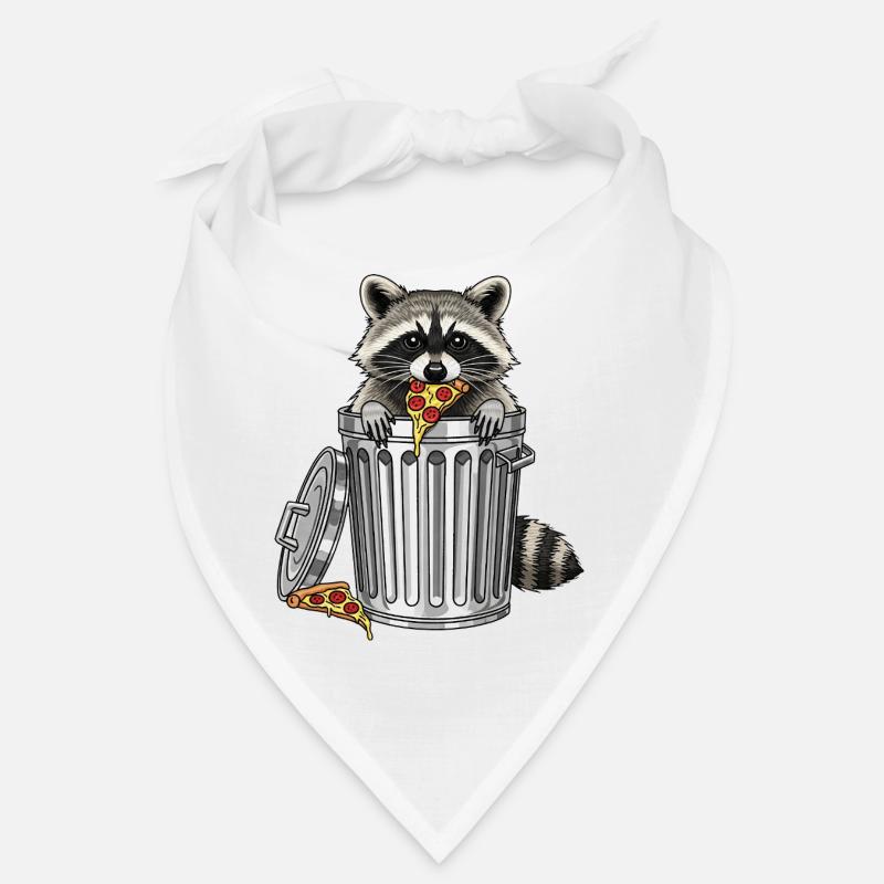 Waschbär-Pizza-Dash Bandana