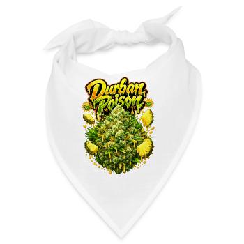 Durban Poison Graffiti-Kunstdruck - Bandana - Weiß - Vorne