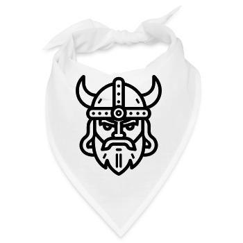 Wikinger - Bandana - Weiß - Vorne
