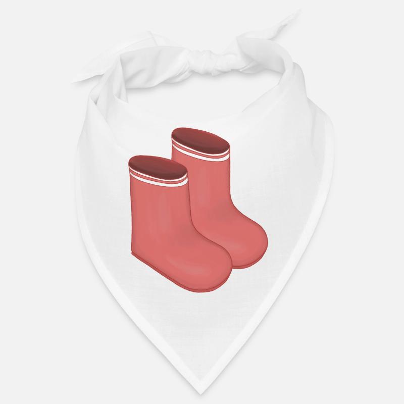 Rote Retro Socken Duo Bandana