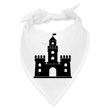 Burg - Bandana - Weiß - Vorne