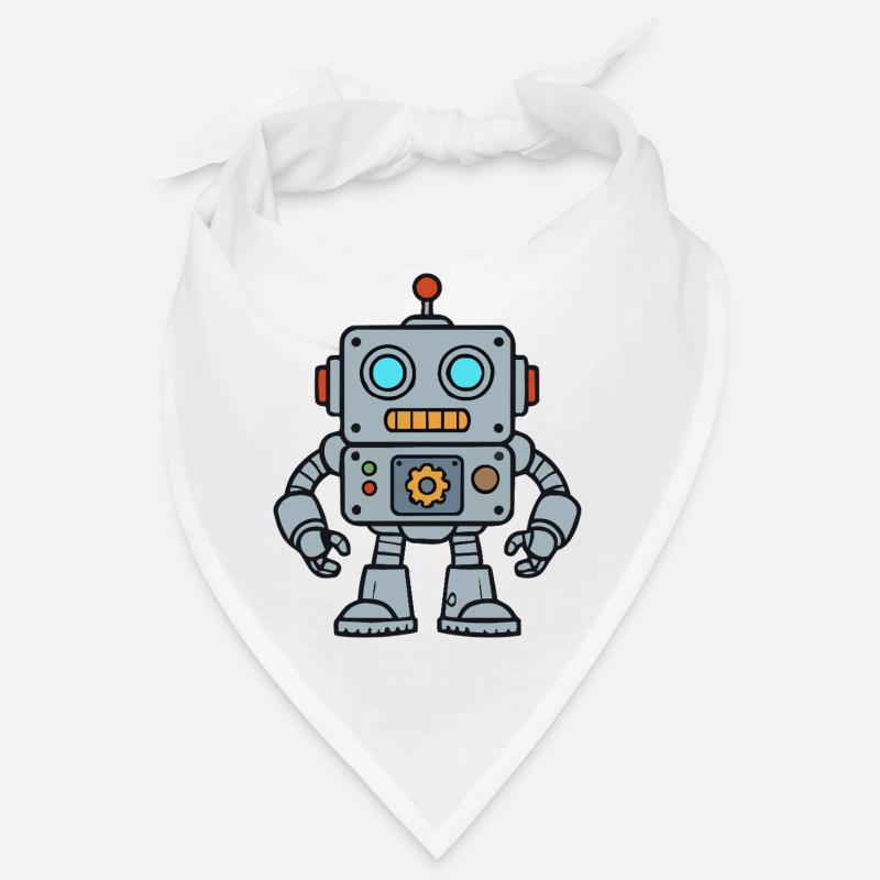 Retro Robot Pop Art Bandana