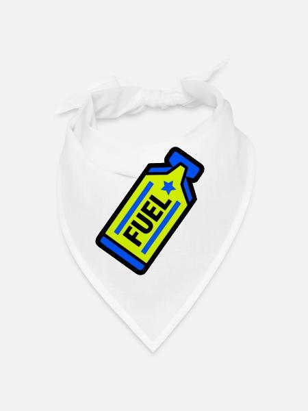 Fuel Energy Gel Ausdauer Sport - Bandana - Weiß - Vorne
