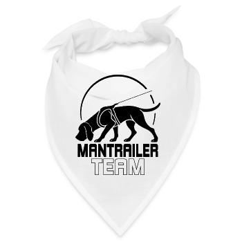 Bloodhound Mantrailer Team Hundesport Wilsigns - Bandana - Weiß - Vorne