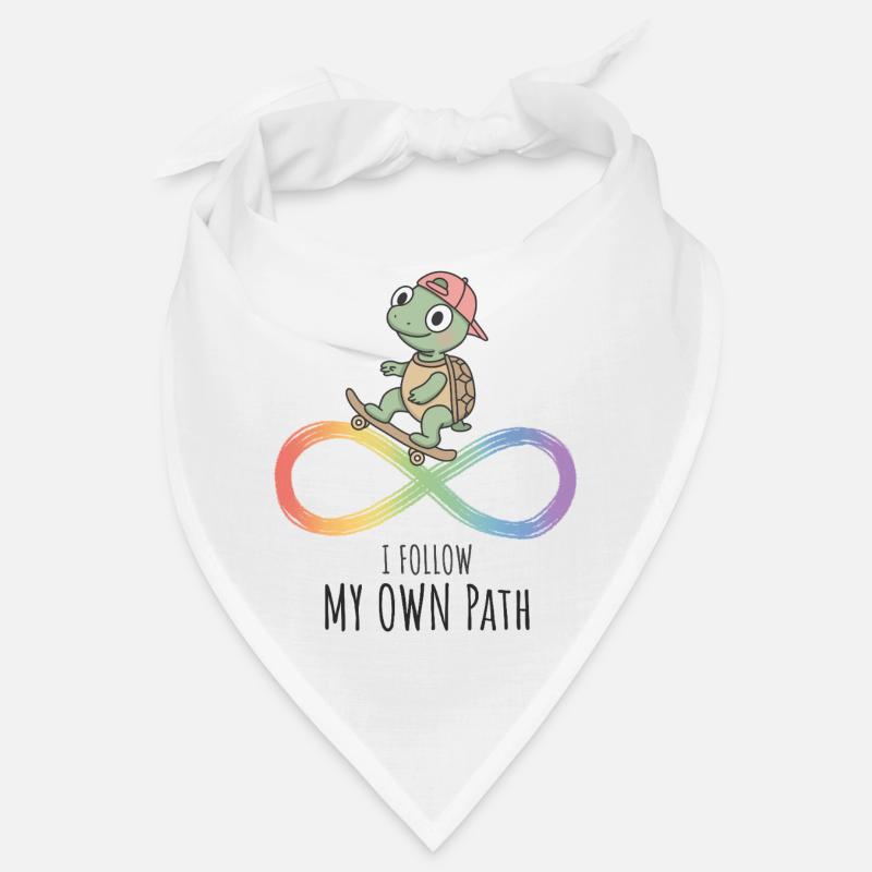 I Follow My Own Path Skating Turtle Bandana