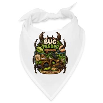 Bug Feeder Insektenfreund Terrarium Bug Hunter - Bandana - Weiß - Vorne