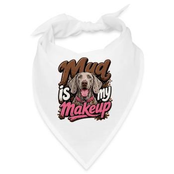 Weimaraner - Bandana - Weiß - Vorne