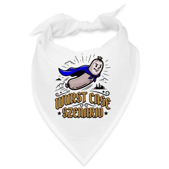 Wurst Case Szenario - Rette das Volksfest - Bandana - Weiß - Vorne