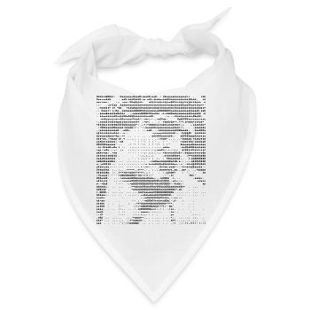Michelangelo David ASCII-Kunst - Bandana - Weiß - Vorne