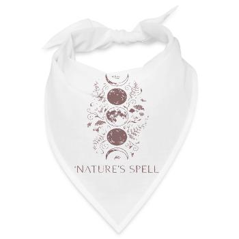 Mondkreis der Naturzauber - Bandana - Weiß - Vorne
