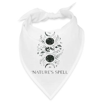 Naturzauber Mondkreis - Bandana - Weiß - Vorne