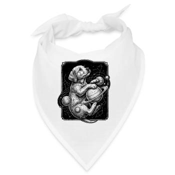 Hunde Kosmos - Bandana - Weiß - Vorne