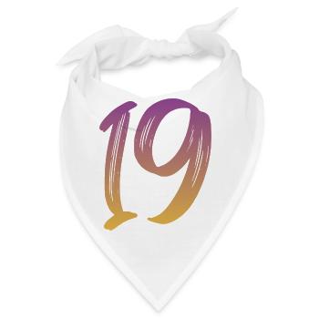 19 - Bandana - Weiß - Vorne