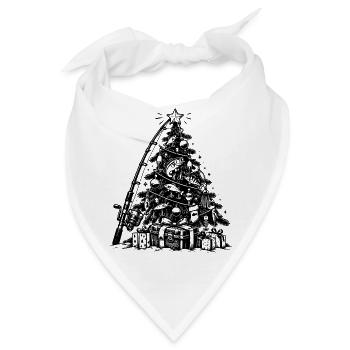 Lustiges Angler Weihnachtsgeschenk - Bandana - Weiß - Vorne