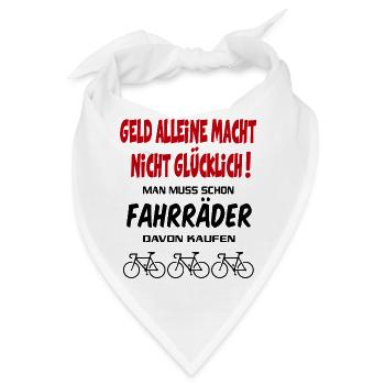 Fahrrad kaufen Fahrradfahrer Fahrradfahrerin - Bandana - Weiß - Vorne