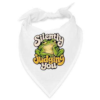 Frosch - Bandana - Weiß - Vorne