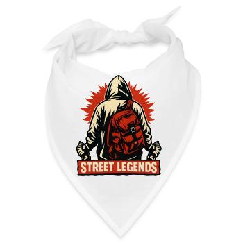 Street Legends Hoodie Motiv - Bandana - Weiß - Vorne