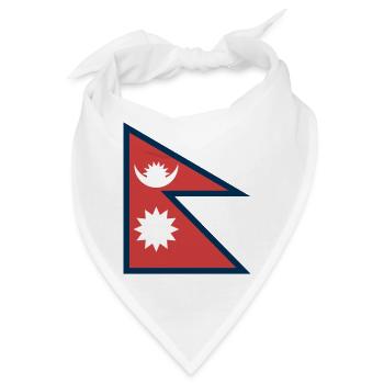 Nepal - Bandana - Weiß - Vorne