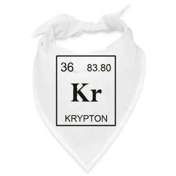Krypton - Bandana - Weiß - Vorne