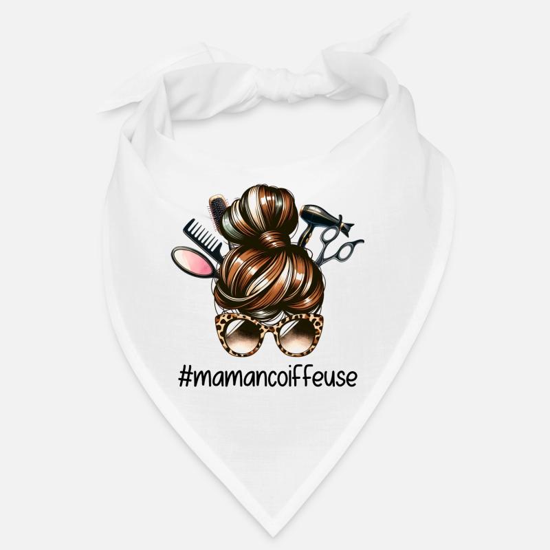 Brötchen Mutter Friseur Super Mom Friseur Bandana
